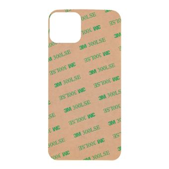 Vitre Arrière Pour IPhone 13 Mini - Couleur Minuit Noir - Avec Adhésif - Compatible