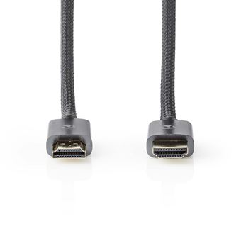 Câble HDMI Haute Vitesse avec ethernet | Nedis | CVTB34000GY100 |10.0 m - 1