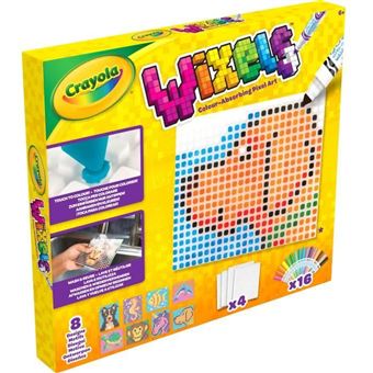 Crayola – Washimals – Coffret Safari Animaux à Colorier – 4 Figurines 3D Lavables – Loisir Créatif Dès 3 Ans