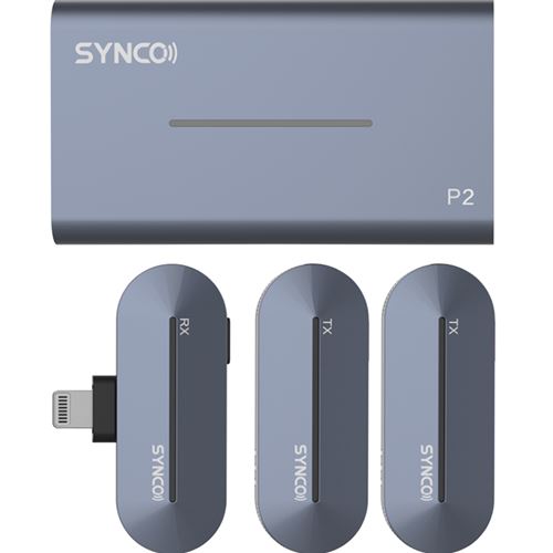 Microphone sans fil SYNCO P2L 2.4G Bleu