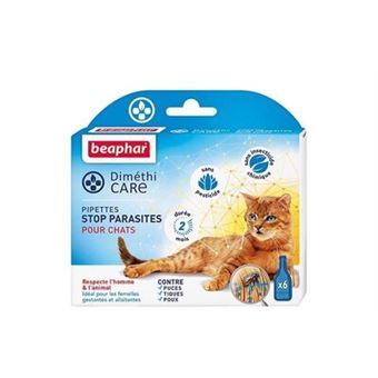 Diméthi care - pipettes stop parasites pour chats - 1