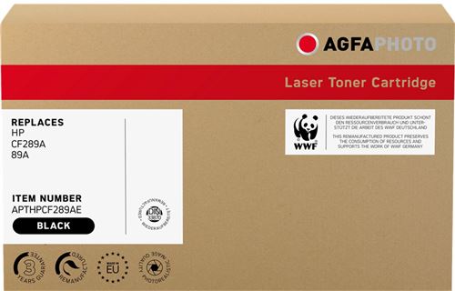 Compatible Avec Hp 89a (cf289a) Agfa Photo Apthpcf289ae Toner Noir