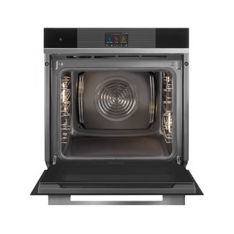 Four ''Linea'' Électronique Multifonction (19 dont chaleur tournante, ECO, Decongelation), Prechauffage rapide, 3 cuissons enchainees, Sonde de cuisson, nettoyage Pyrolyse, grand moufle 68 litres nets, afficheur TFT tactile, 150 recettes automatiques