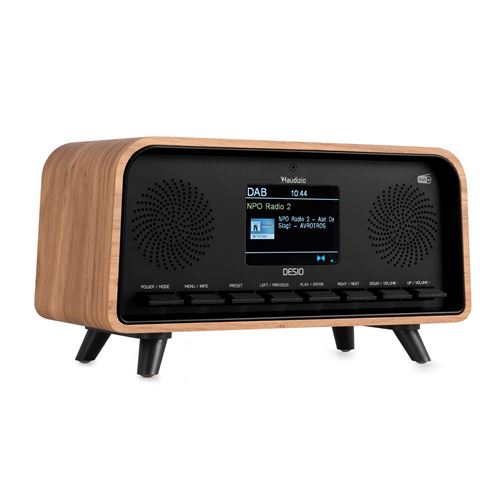 Audizio Desio - Radio Rétro Avec Dab/Dab+, Fm Et Bt - Couleur Chêne