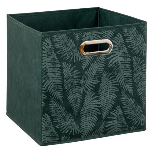 FIVE Simply Smart - Boîte de Rangement "Herbier" 31x31cm Vert Foncé