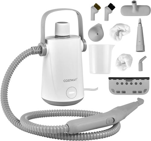 Non Communiqué Blanc Giantex Nettoyeur À Vapeur À Main Portable 1000W (Gris + )