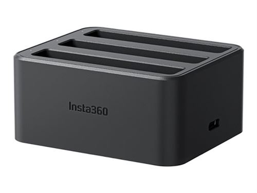 Insta360 Fast Charge Hub - Chargeur de batteries - 3 x charge de batteries - pour Insta360 X4