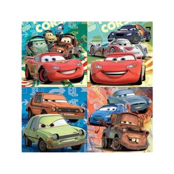 4 puzzles enfant disney pixar cars 12 / 16 / 20 / 25 pieces - flash ...