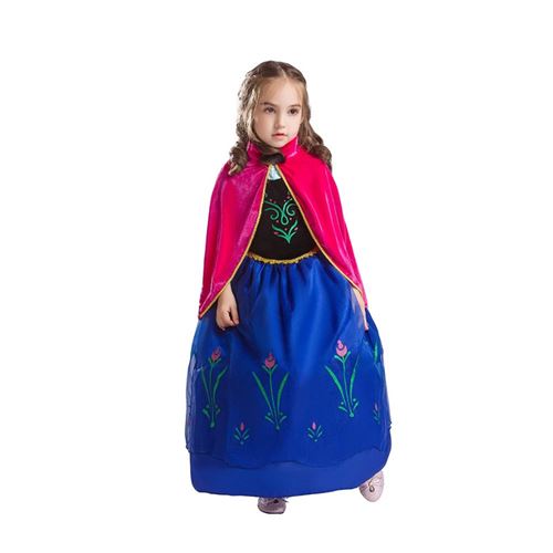 Anna Elsa Robe Filles Cosplay Reine des Neiges Congelées Princesse Robe  Pour Fille Costume Bébé Enfants Vêtements Enfants Carnaval Robe de fête