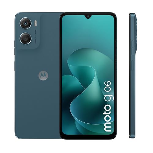 Motorola moto g06 17,5 cm (6.88") Double SIM Android 15 4G USB Type-C 4 Go 256 Go 5200 mAh Bleu