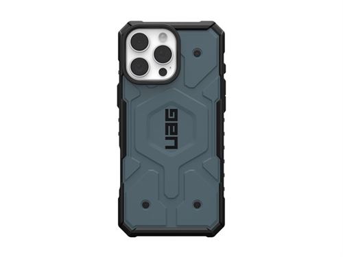 UAG Pathfinder Series - Coque de protection pour téléphone portable - robuste - compatibilité avec MagSafe - polyuréthanne thermoplastique (TPU) - bleu nuage - pour Apple iPhone 16 Pro Max