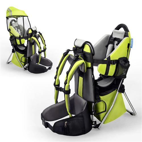 Besrey Porte-bébé de randonnée ergonomique sac à dos à usage en extérieur Vert