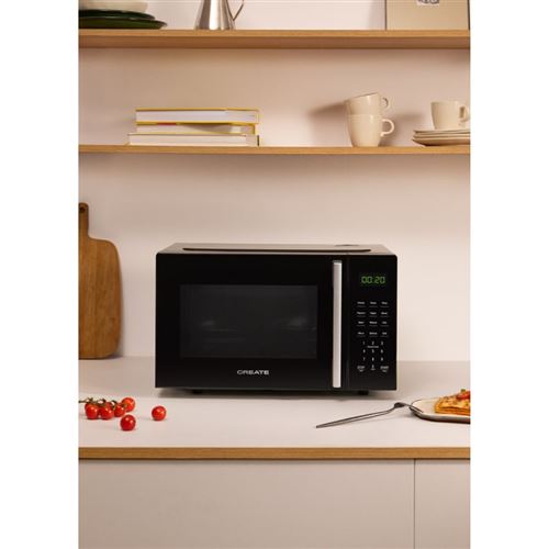  MICROWAVE STUDIO - Micro-ondes 23L avec fonction grill et four 1000W - Noir 