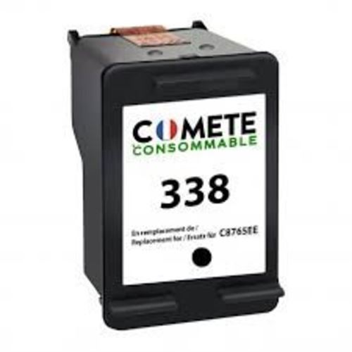 COMETE - 338 - Cartouche d'encre Compatible HP 338 - Noir - Marque fran&ccedil;aise