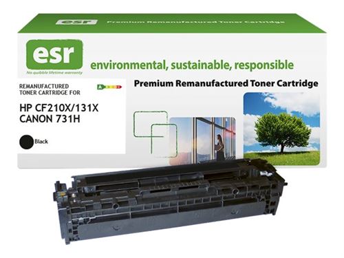 ESR - Zwart - compatibel - gereviseerd - tonercartridge (alternatief voor: HP CF210X) - voor HP LaserJet Pro 200 M251n, 200 M251nw, MFP M276n, MFP M276nw