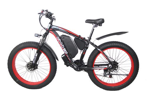 Vélo électrique GOGOBEST GF700, 50km/h,500W, Noir rouge
