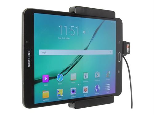 Brodit Active holder with cig-plug - Socle de charge + adaptateur d'alimentation de voiture - pour Samsung Galaxy Tab S2 (8 \