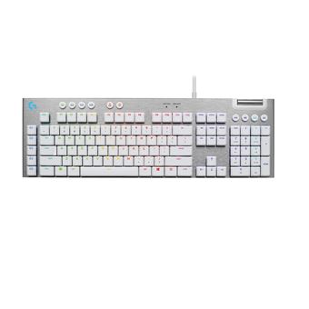 Logitech G G815 - Toetsenbord - achtergrondverlichting - USB - AZERTY - Frans - toetsschakelaar: GL Tactile - wit - 1