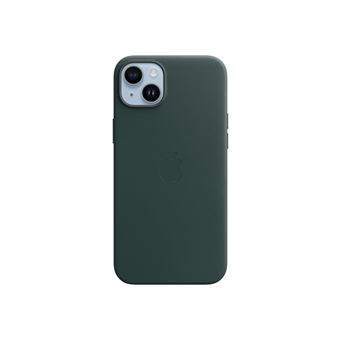 Apple - Coque de protection pour téléphone portable - compatibilité avec MagSafe - cuir - vert forêt - pour iPhone 14 Plus