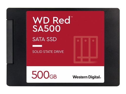 WD Red SA500 NAS SATA SSD WDS500G1R0A - SSD - 500 GB - intern - 2.5 - SATA 6Gb/s