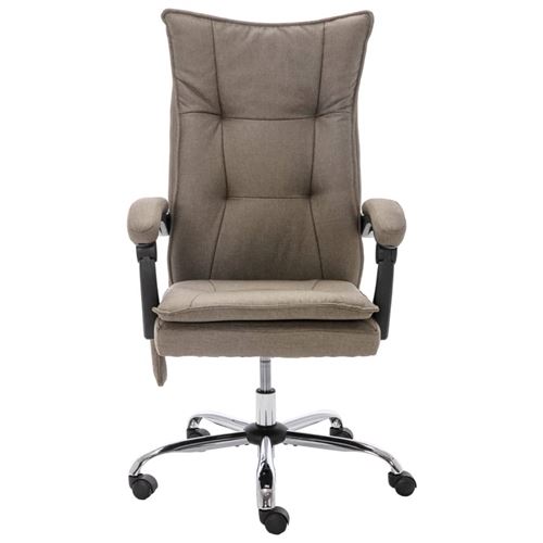 Vidaxl Chaise De Bureau De Massage - Taupe - Image 3