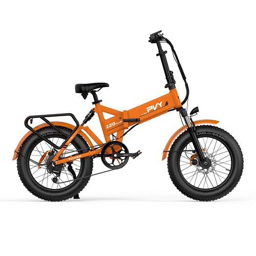  PVY Z20 Plus 1000 V&eacute;lo &Eacute;lectrique 250W Moteur Batterie 48V/16,5Ah Autonomie 120km 20"" Orange