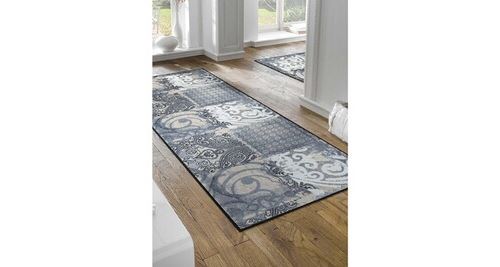 Tapis pour couloir arabesque tx gris 75 x 190 cm paillassons par kleen tex
