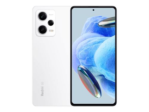 Xiaomi Redmi Note 12 Pro 5G - 5G smartphone - double SIM - RAM 8 Go / Mémoire interne 256 Go - écran OEL - 6.67"" - 2400 x 1080 pixels (120 Hz) - 3 x caméras arrière 50 MP, 8 MP, 2 MP - front camera 16 MP - blanc polaire État correct - N/A reconditionné disponible sur Fnac