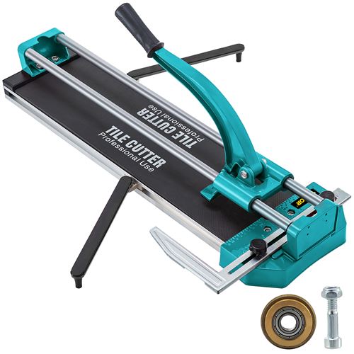 Non Communiqué Bleu Et Noir Vevor Coupe Carrelage Manuel Double Rails Positionnement Laser Epaisseur Coupe 6-15Mm 80Cm