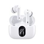 Csasan Écouteurs Bluetooth 5.3 Hi-FI Stéréo, 48H Ecouteur Sans Fil Sport Avec CVC8.0 Antibruit, IP7 Étanche Oreillette, Contrôle Tactile/Dual Écran