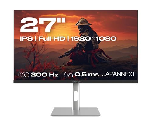 JAPANNEXT  Ecran PC Gaming 27 IPS FHD 200Hz HSP 1ms AMD FreeSync JN-I270FHD200F-HSP 