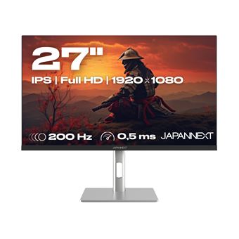 JAPANNEXT Ecran PC Gaming 27 IPS FHD 200Hz HSP 0.5ms AMD FreeSync JN-I270FHD200F-HSP - 1