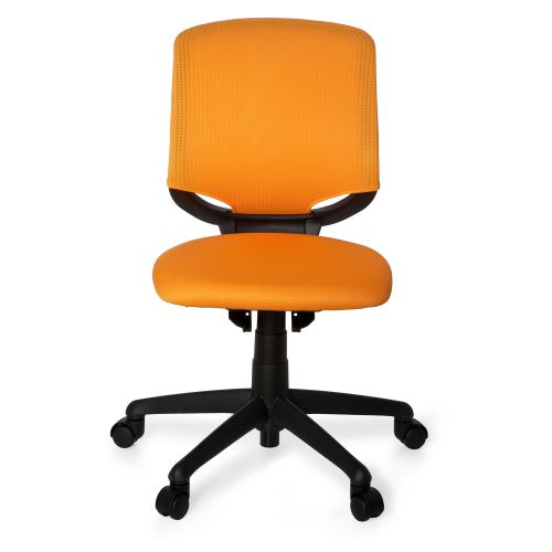 Siège de bureau pour enfant / Siège tournant KID MOVE BLACK orange/noir Hjh Office
