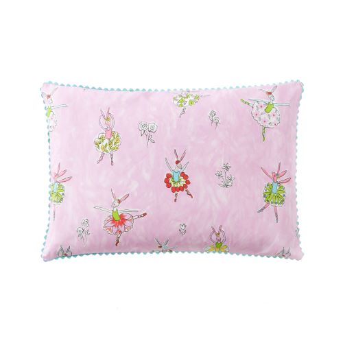 Designers Guild - Ballerina Bunny Taie d'oreiller en Coton Rose - 50 x 75 cm