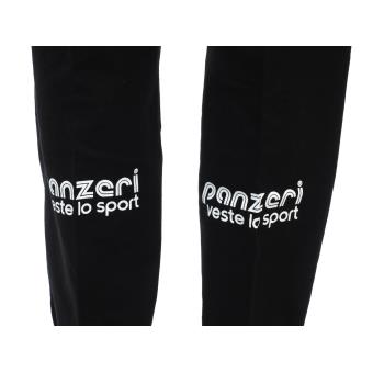 Panzeri - Uni h noir/bleu nacre jer - Pantalon de survêtement