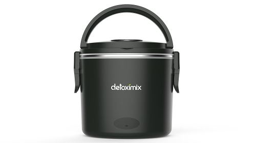 Detoximix Meal Lunch Box Chauffante Black