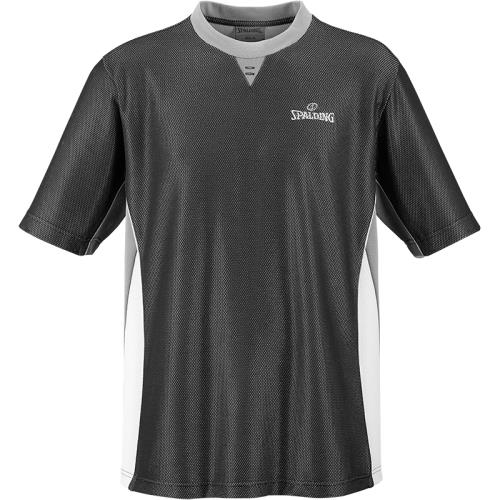 Spalding - Maillot d'arbitre Spalding Pro - 3XL - noir/argent