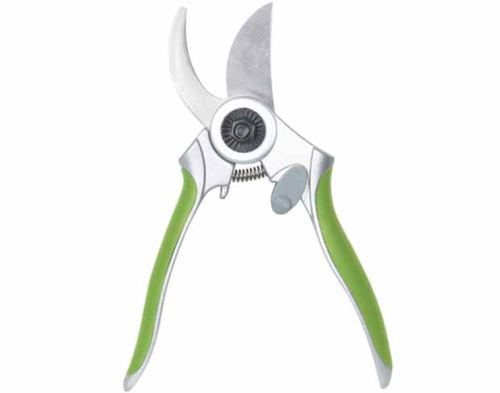SECATEUR 7 COURBE VERT - En acier inoxydable