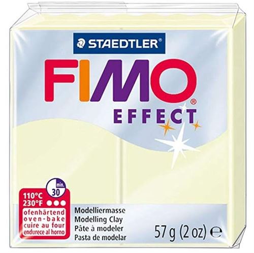 Staedtler Fimo pâte à modeler à effet 57 grammes brille dans l'obscurité
