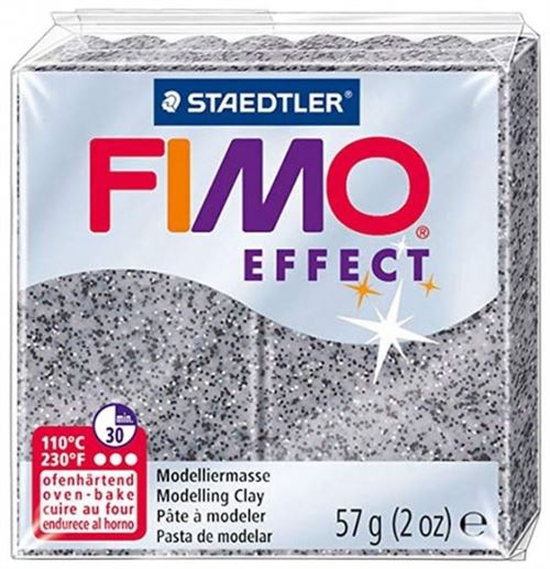 Staedtler Fimo pâte à modeler à effet 57 grammes gris granit
