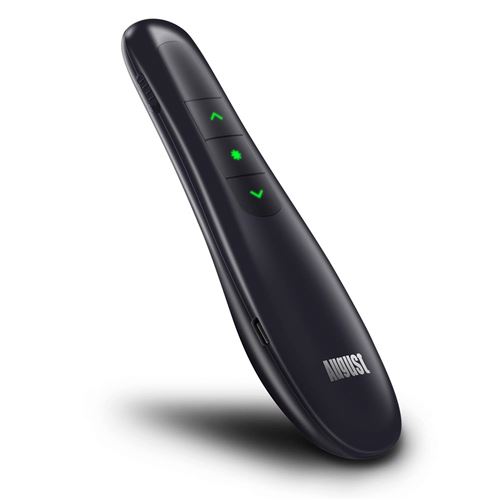 Télécommande de Présentation Diaporama Sans Fil à Batterie rechargeable - August LP230 - Pointeur laser Powerpoint Windows et Mac
