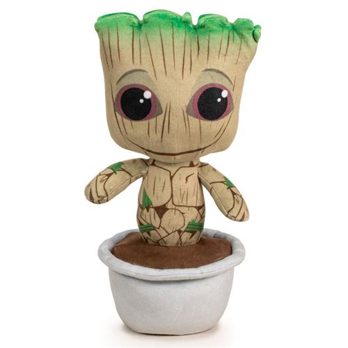 Peluche Bébé Grot Pot De Fleurs Gardiens De La Galaxie Marvel