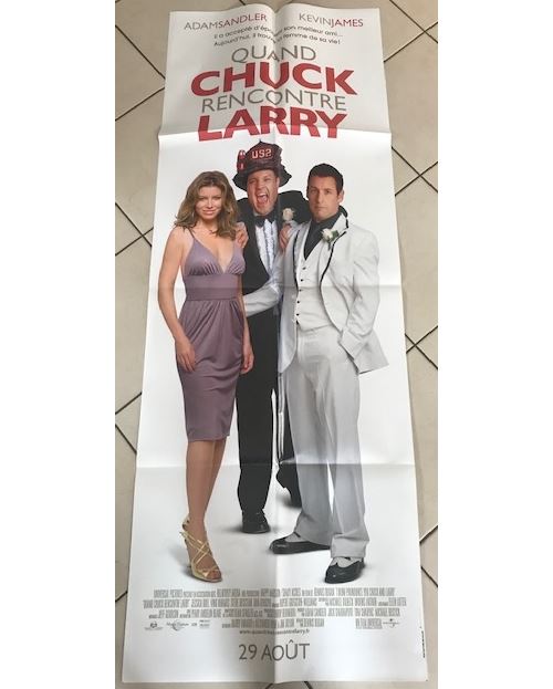 Quand Chuck Rencontre Larry - AFFICHE CINEMA ORIGINALE