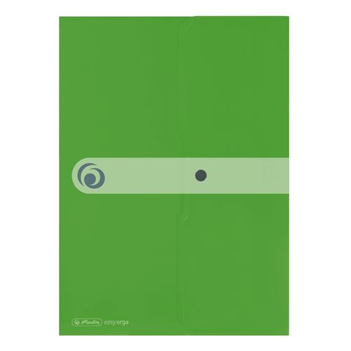 herlitz chemise pour doc. easy orga to go, format A4, vert