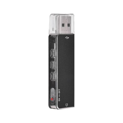 30€01 sur Micro espion Clé USB noire 16GB avec écouteurs - Dictaphone -  Achat & prix