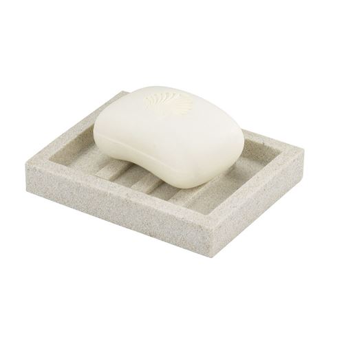 Porte-savon design nature Vico - Beige