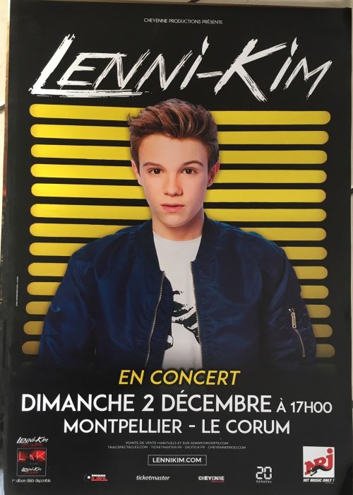 Acheter Lenni Kim - Tournée 2018 - AFFICHE État correct - 17,99 € Lenni Kim - Tournée 2018 - AFFICHE État correct - N/A reconditionné disponible sur Fnac