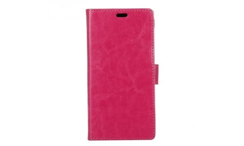 Etui type portefeuille fushia Xperia XA2 rabat latéral stand