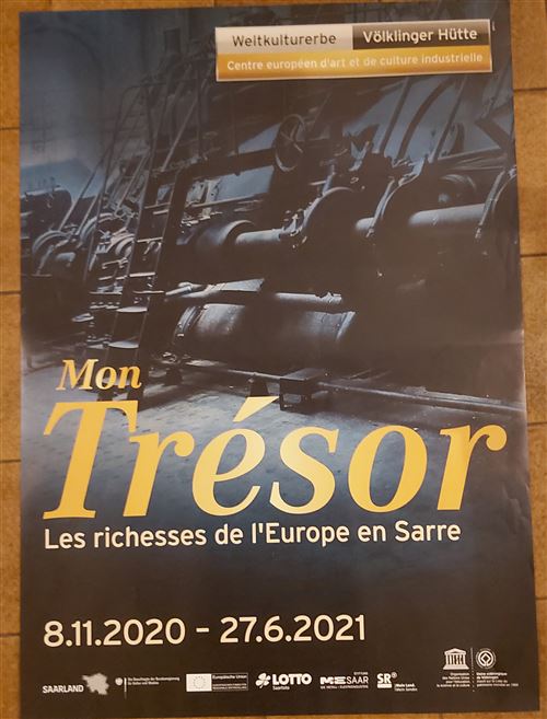 Mon Trésor - Richesses de l'Europe en Sarre - 60x84cm - Affiche