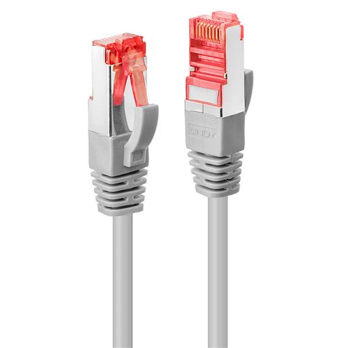 Lindy Gris 47710 Rj45 Câble Réseau, Câble Patch Cat 6 S/Ftp 20.00 M Avec Cliquet Dencastrement